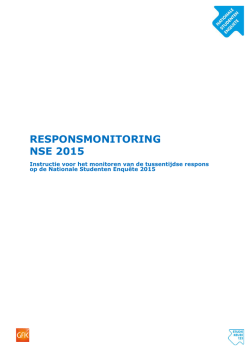 Instructie Online Respons Tool
