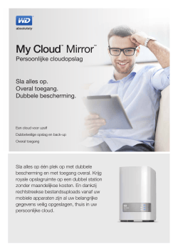 My Cloud™ Mirror™ Personal Cloud Storage - CD