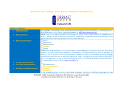 Identificatie en typering van MY DIGITAL ME JUNIOR