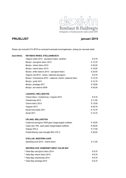 Download hier onze volledige prijslijst