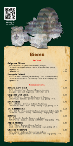 Bieren - De Dorpsherberg