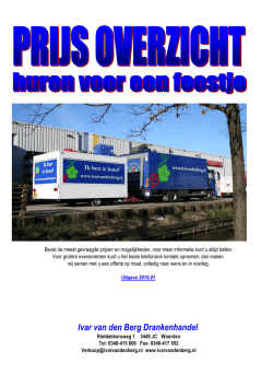 Ivar van den Berg Drankenhandel