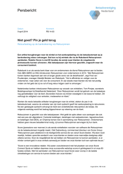 Introductie retourpinnen - Betaalvereniging Nederland