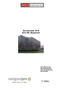Sint Annadal 16 M 6214 PB Maastricht
