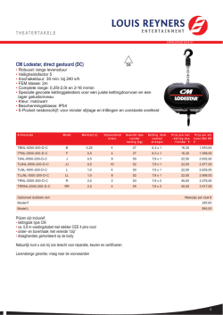 Productsheet - Louis Reyners