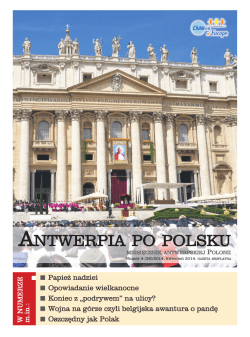 nr 36-kwiecien 2014 - Comments for Antwerpia po polsku