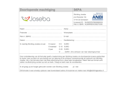 Doorlopende machtiging S&euro;PA