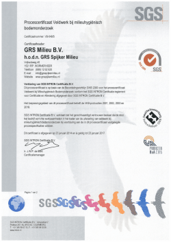 GRS Milieu B.V. - GRS Spijker Milieu