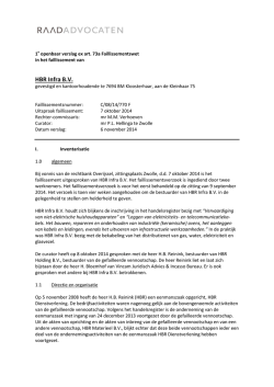 HBR Infra B.V. - RAAD advocaten
