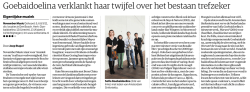 Goebaidoelina verklankt haar twijfel over het