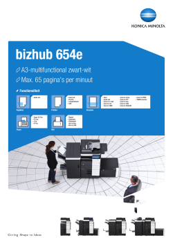 Brochure Bizhub 654e - Q-doc