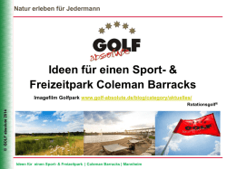 Ideen für einen Sport- und Freizeitpark