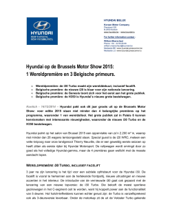 Presskit Hyundai BMS 2015 NL