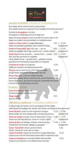 Rhino menukaart (PDF)