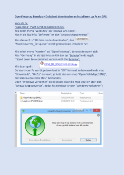 OpenFietsmap Benelux + Duitsland downloaden en installeren op