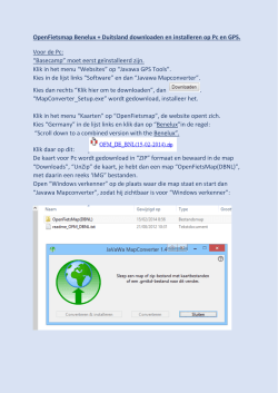 OpenFietsmap Benelux + Duitsland downloaden en installeren op