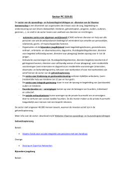 Sector PC 319.01 - Vlaamse social