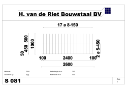 H. van de Riet Bouwstaal BV S 081