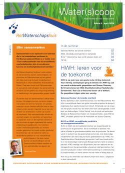 Water(s)coop 6, april 2014 (PDF - 1702 kB)