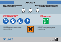 Veiligheidskaart Alcalu S