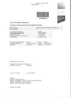 grondverwerving ABH Cromstrijen