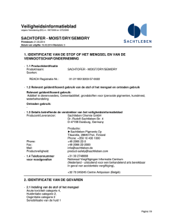 Veiligheidsinformatieblad