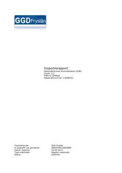 Inspectierapport GOB Hummelstekkie 03-09