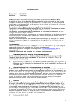 pnt 08 bijlage Notitie zienswijzen ontwerpbestemmingsplan en