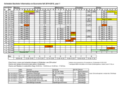 Informatica en Economie najaar 2014