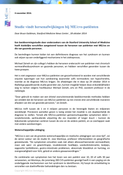 Lees verder - ME/cvs Vereniging