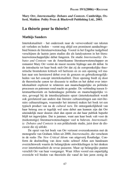 La théorie pour la théorie?