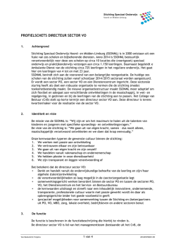 Profielschets directeur sector PO