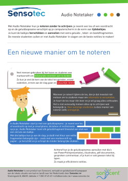 Een nieuwe manier om te noteren