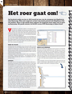 Het roer gaat om!