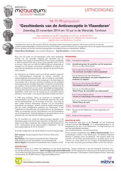 Geschiedenis van de Anticonceptie in Vlaanderen