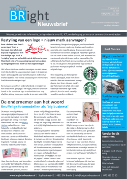 Juli 2014 - BRight Advocaten