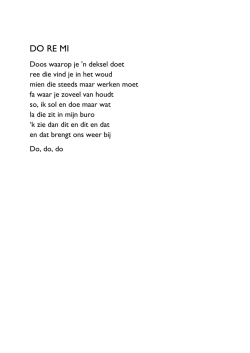 DO RE MI - Muziekschool Marjon Geldof
