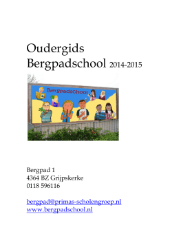 Oudergids Bergpadschool 2014-2015