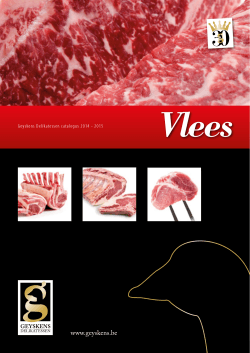 Catalogus 2014 (vlees)