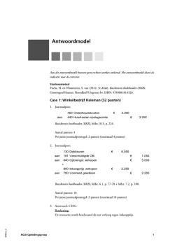Antwoordmodel