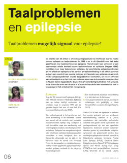 epilepsie - Logopedie.nl