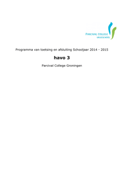 havo 3 - Parcival College