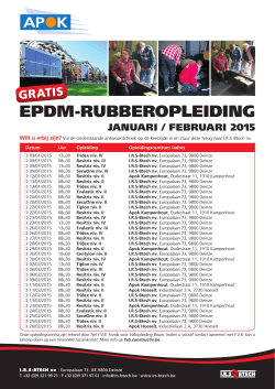 EPDM-RUBBEROPLEIDING