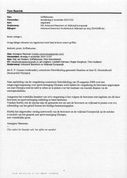 drs.E. P. Cassee (wethouder), commissie Ontwikkeling gemeente