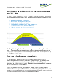 Korte toelichting op de EP-Optimizer , april 2014