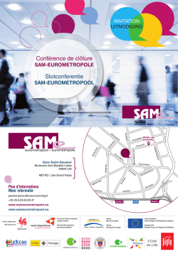 Conférence de clôture Slotconferentie