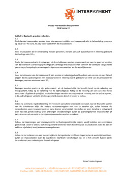 incassovoorwaarden 2014 interpayment v2.1
