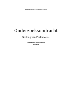 onderzocht