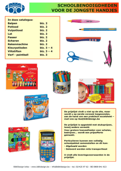 Voor de jongste handjes