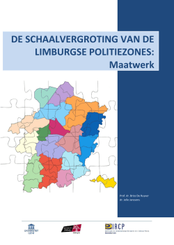 DE SCHAALVERGROTING VAN DE LIMBURGSE